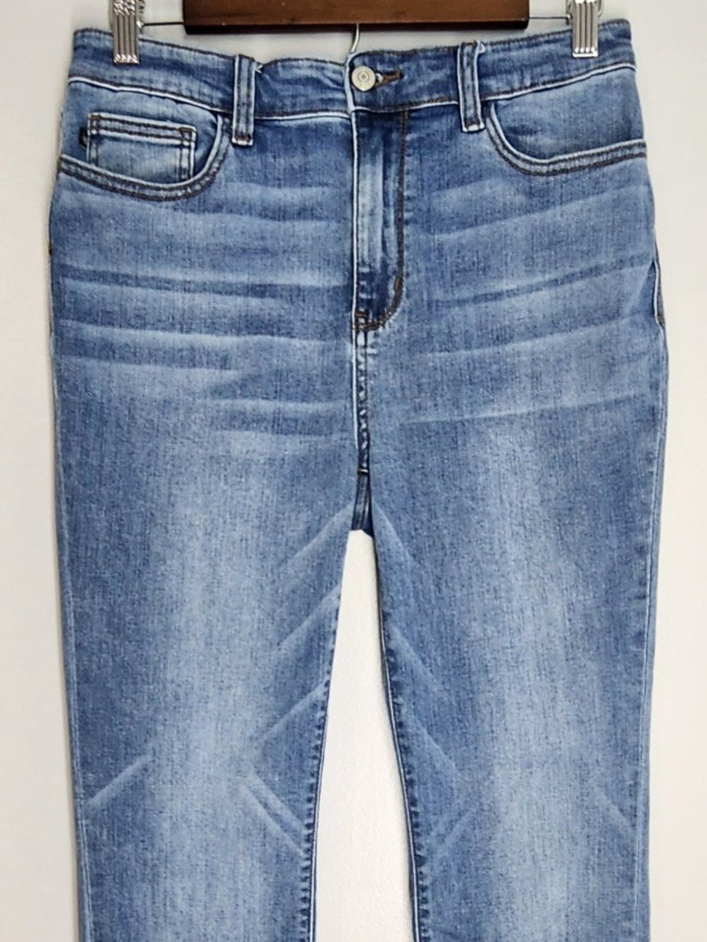 Judy Blue Mid-Rise Straight Fit Stretch Jeans - Size 13 / 31